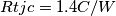 Rtjc=1.4 C/W Rtjc=1.4 C/W
