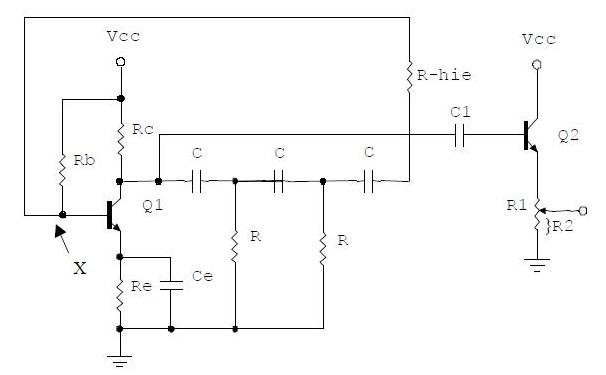 Oscillatore con stadio collettore comune.JPG