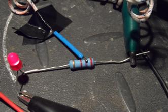 diodo led resistore e sonda temperatura.JPG