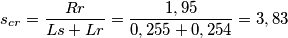 \[s_{cr}=\frac{Rr}{Ls+Lr}=\frac{1,95}{0,255+0,254}=3,83\]