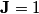 \textbf{J}=1 \textbf{J}=1