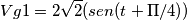 \[Vg1=2\sqrt{2}(sen(t+\Pi /4))\]