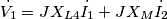 \dot{V_{1}}=JX_{L4}\dot{I_{1}}+JX_{M}\dot{I_{2}} \dot{V_{1}}=JX_{L4}\dot{I_{1}}+JX_{M}\dot{I_{2}}