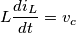 L\frac{di_L}{dt}=v_c
