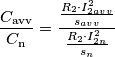 \frac{C_{\text{avv}}}{C_{\text{n}}}=\frac{\frac{R_{2}\cdot I_{2avv}^{2}}{s_{avv}}}{\frac{R_{2}\cdot I_{2n}^{2}}{s_{n}}}