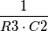 \frac{1}{R3\cdot C2}