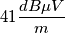 41\frac{dB\mu V}{m} 41\frac{dB\mu V}{m}