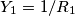Y_1=1/R_1