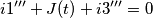 i1'''+J(t)+i3'''=0
