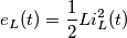 e_L(t)=\frac{1}{2}Li_L^2(t)