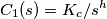 C_1(s) = K_c/s^h C_1(s) = K_c/s^h