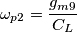 \omega_{p2} = \frac{g_{m9}}{C_L}