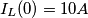 I_L (0)=10A