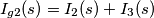 I_{g2}(s)=I_{2}(s)+I_{3}(s) I_{g2}(s)=I_{2}(s)+I_{3}(s)