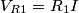 V_{R1}=R_1I V_{R1}=R_1I