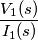 \frac{V_1(s)}{I_1(s)} \frac{V_1(s)}{I_1(s)}
