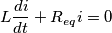 L\frac{di}{dt}+ R_{eq}i=0