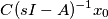 C(sI-A)^{-1}x_0 C(sI-A)^{-1}x_0