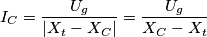 {I_C} = \frac{{{U_g}}}{{\left| {{X_t} - {X_C}} \right|}} = \frac{{{U_g}}}{{{X_C} - {X_t}}}