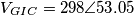 V_{GIC} = 298 \angle 53.05 V_{GIC} = 298 \angle 53.05