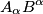 A_\alpha B^\alpha A_\alpha B^\alpha