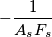 -\frac{1}{A_sF_s}