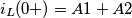 i_L(0+)=A1+A2