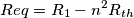 Req= R_1-n^2R{_{th}}