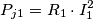 P_{j1} = R_1 \cdot I_1^2