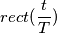 rect(\frac{t}{T})