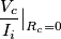 \frac{V_c}{I_i}\big|_{R_c=0}