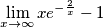 \[\lim_{x\rightarrow\infty}{x}e^{-\frac{2}{x}}-1\]