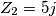 Z_{2}=5j Z_{2}=5j