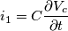 \[i_{1}=C\frac{\partial V_{c}}{\partial t}