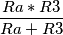 \frac{Ra*R3}{Ra+R3}