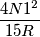 \frac{4N1^2}{15R}