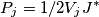 P_j=1/2V_jJ^* P_j=1/2V_jJ^*