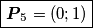 \boxed{\boldsymbol{P}_5=(0;1)}