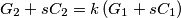 G_2+sC_2=k\left( G_1+sC_1\right) G_2+sC_2=k\left( G_1+sC_1\right)