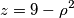 z=9-\rho^2 z=9-\rho^2