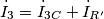 \dot I_3= \dot I_{3C}+\dot I_{R'}
