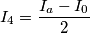 I_4=\frac{I_a-I_0}{2}