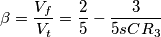 \beta=\frac{V_f}{V_t}=\frac{2}{5}-\frac{3}{5sCR_3} \beta=\frac{V_f}{V_t}=\frac{2}{5}-\frac{3}{5sCR_3}