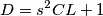 D=s^2CL+1 D=s^2CL+1
