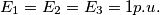 E_1=E_2=E_3=1 p.u.