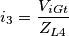 i_{3}= \frac{V_{{iGt}}}{Z_{L4}}