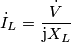 \dot I_L= \frac{\dot V}{\text{j} X_L}