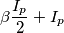 \beta \frac{I_p}{2}+I_p