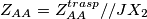 Z_{AA}=Z_{AA}^{trasp} //JX_{2} Z_{AA}=Z_{AA}^{trasp} //JX_{2}