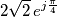 2\sqrt{2}\,e^{j\frac{\pi }{4}}